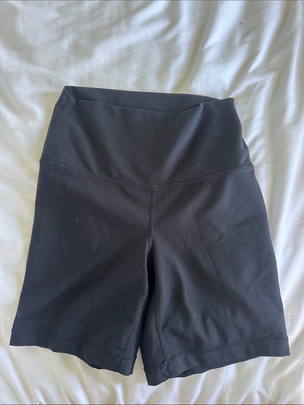 Yogalicious Black High-Rise Bike Shorts
